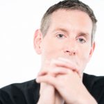 SEO speaker and presenter Dan O'Donnell at a digital marketing conference.